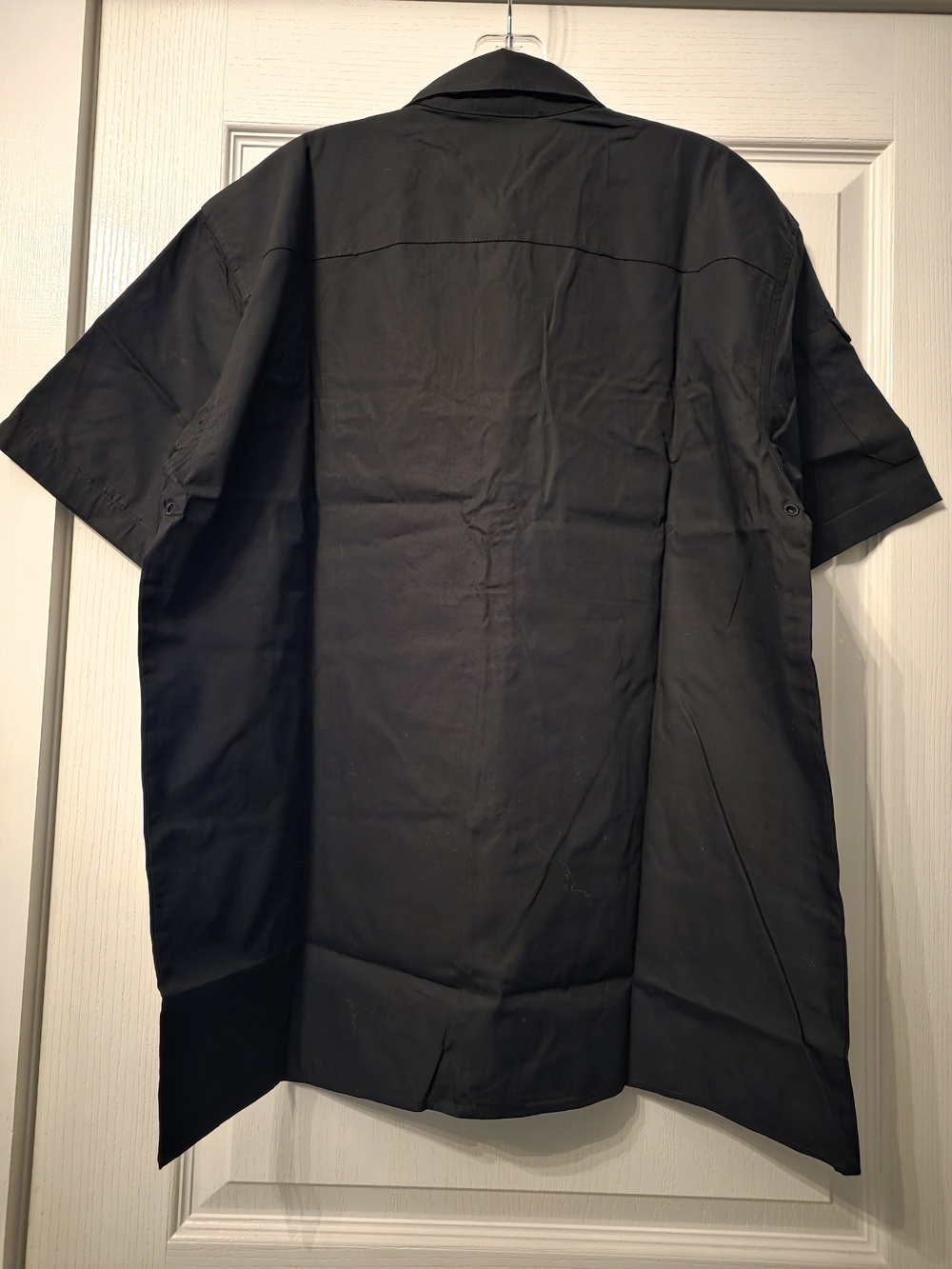 New Rammstein Black Short-Sleeve Button-Down Shirt Large L - Picture 3 of 7